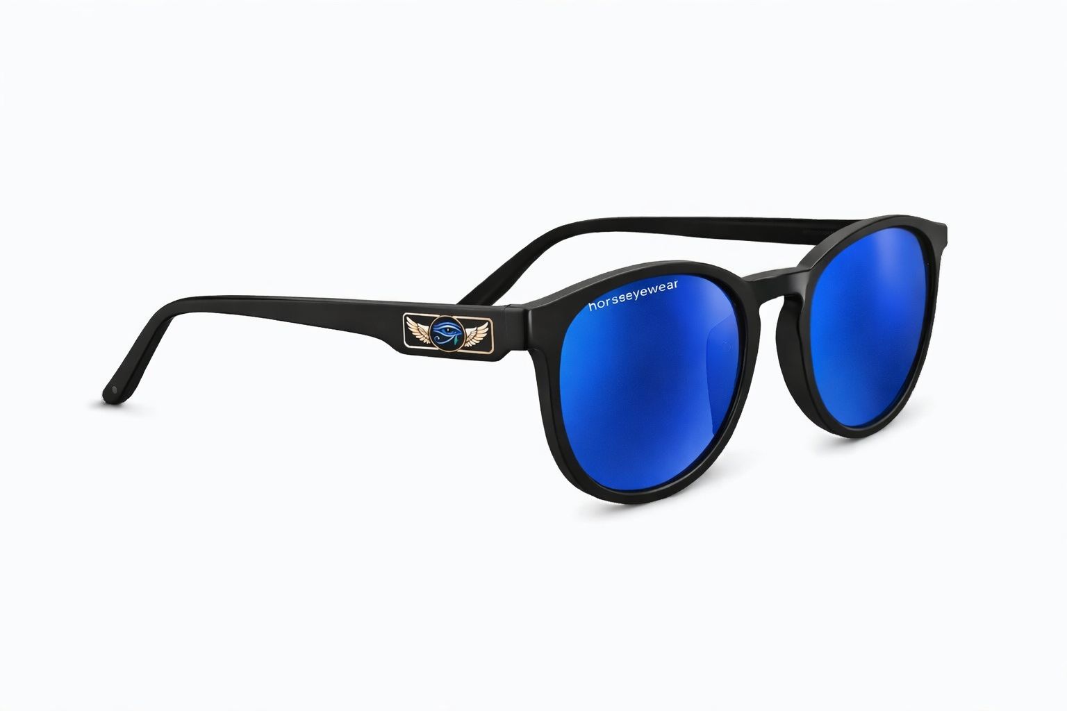 Gafas de Sol Horus Black Blue – Lente Espejada Azul Premium